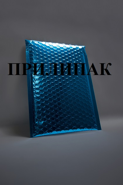 Металлизированный пакет с воздушной подушкой K/20 голубой (blue)
