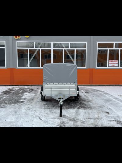 Прицеп «Спутник PRO» (2155x1300x480) увеличенный борт, оцинкованная рама, с силовым подрамником