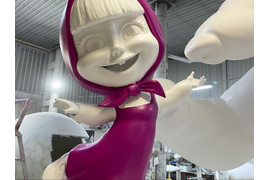 Изготовление объемных фигур. Персонажи мультфильма