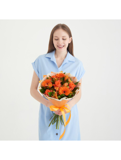 Оранжевый букет