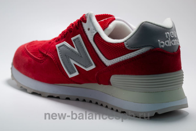 Купить кроссовки New Balance 574 красные женские арт. K266 в Спб