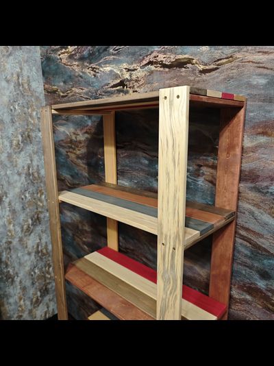 Стеллаж деревянный &quot;Амбарные доски&quot; 180-40-80