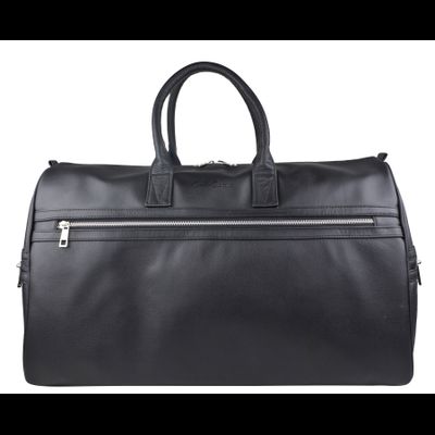 Кожаная дорожная сумка Caspoli Premium black (арт. 
4040-51)