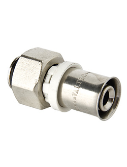 Пресс-фитинг с накидной гайкой под "евроконус"