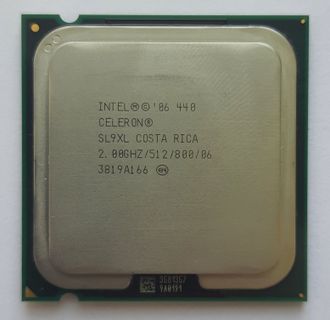 Процессор Intel Celeron 440 2,0 Ghz socket 775 (800) (комиссионный товар)