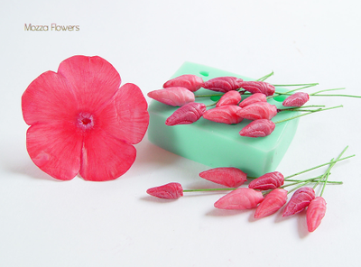 "Бутоны флокса" Силиконовый молд