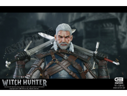 Купить онлайн коллекционную фигурку Ведьмака (Геральт из Ривии, The Witcher, Geralt of Rivia) CM002