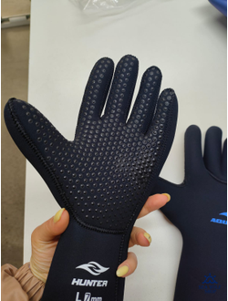 Перчатки неопреновые 7мм AquaTeam Hunter У/У рез.точки р.XXL