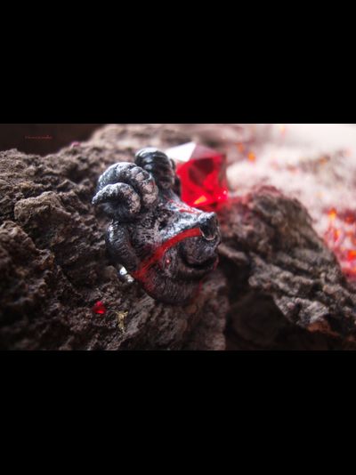 Брошь-талисман &quot;Огненный МедвеФавн&quot;