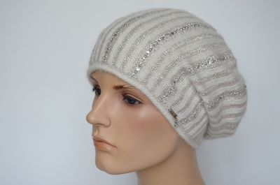 Берет женский Vizio Италия 1002 белый