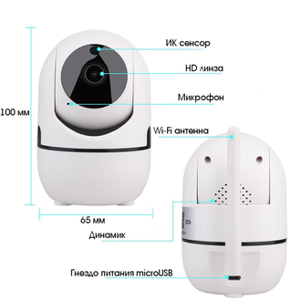 WI-FI видеокамера Орбита OT-VNI20 ( Русифицирована ) + подарок!