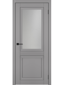 ДВЕРНАЯ ЛИНИЯ. ДЕКАНТО. SOFT TOUCH СЕРЫЙ БАРХАТ/ САТИН