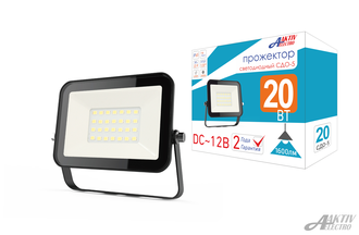 ПРОЖЕКТОР СВЕТОДИОДНЫЙ СДО-5 12В 20Вт