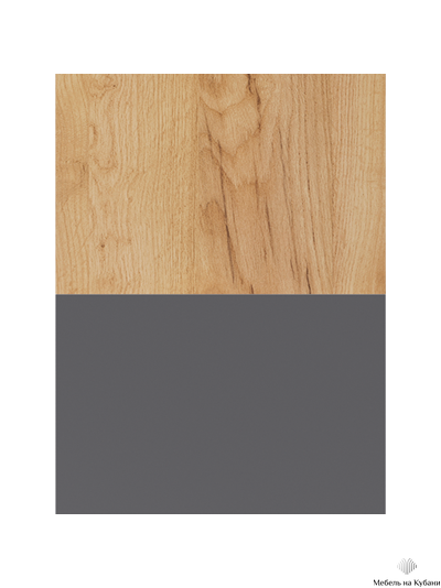 ТВМ-5 Тумба под ТВ Дуб Крафт золотой/Графит серый