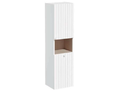 Пенал высокий, Vitra Root Groove, 40 см, с корзиной для белья, матовый белый, правосторонний, 69100