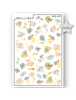 Слайдер-дизайн MilliArt Nails Металл MTL-087
