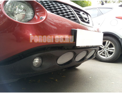 Защита радиатора Nissan Juke 2010-2014 chrome