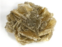 Гипс, "Гипсовая роза", крупный сросток кристаллов, Россия, Ставропольский край (75*70*39 мм, 164 г) №29344