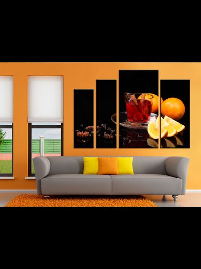 Модульная картина &quot;Серьезный натюрморт&quot;