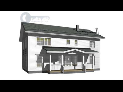 ДЖ-24 ЖИЛОЙ ДОМ: ГАБАРИТНЫЕ РАЗМЕРЫ: (12,8 Х 8,4М) 1,5 ЭТАЖА, ОБЩАЯ ПЛОЩАДЬ: М²