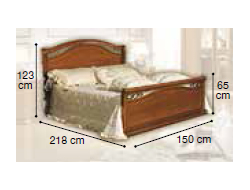 Кровать "Legno" с изножьем 140x200 см