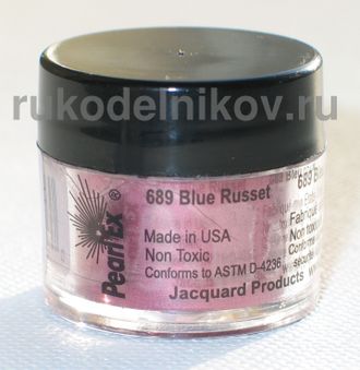 Pearl Ex, blue russet 689, вес-3 гр.