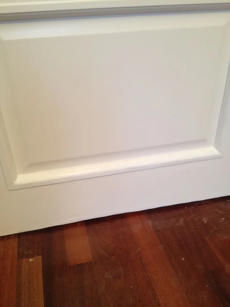 Полотно после покраски