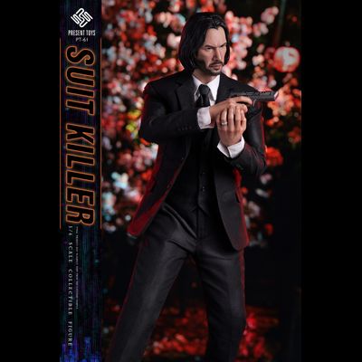 Джон Уик (Киану Ривз, &quot;Джон Уик&quot;) - Коллекционная ФИГУРКА 1/6 scale Suit killer (PT-sp61) - PRESENT TOYS