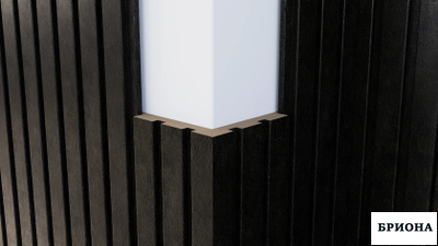 ПАНЕЛЬ СТЕНОВАЯ РЕЕЧНАЯ  МДФ Черное дерево 2800X119X16