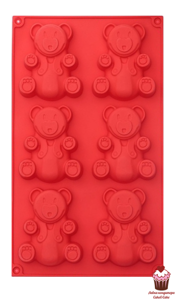 Форма для выпечки Мишка Барни