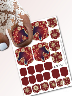Мини пленки для педикюра LIT-017