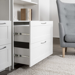 Сириус Стеллаж 2 ящика 782х1900х348 Белый