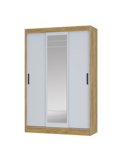 Тео ШКК-02 шкаф-купе Крафт / Белый