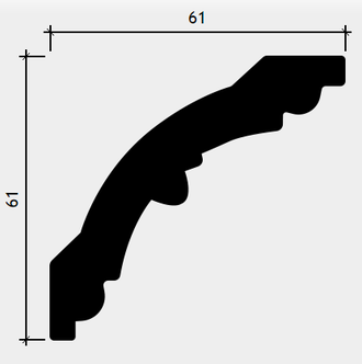 Карниз 1.50.290 - 61*61*2000мм