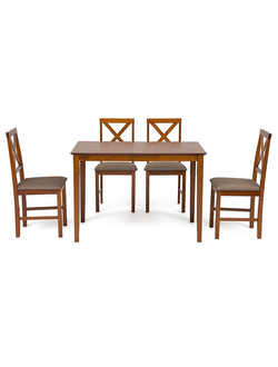 Обеденный комплект эконом Хадсон (стол + 4 стула)/ Hudson Dining Set-13831