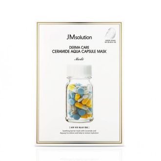 Восстанавливающая целлюлозная маска с керамидами JMsolution Derma Care Ceramide Aqua Capsule Mask