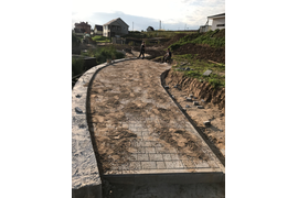 Дренаж. Мощение. Освещение. Заборы. Подпорные стенки.