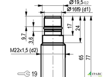 Индуктивный датчик ISB WC61S8-31N-3-S4-35