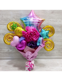 Крафт букет "Ананас"