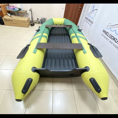 Моторная лодка GLADIATOR E330S зелено-оливковый