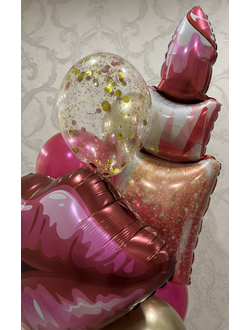 Набор с губками и помадой