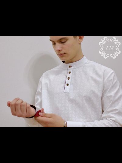 Рубаха "Боярская" Изумруд