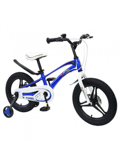 Детский велосипед BIBITU TURBO 14 Синий/белый