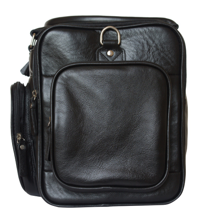 Кожаная дорожная сумка Bufaloro black (арт. 4012-01)