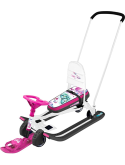 Снегокат NIKA kids «Тимка спорт 6» (арт. ТС6) с бабочками