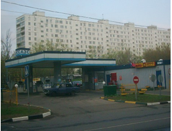 Реклама на АЗС в районе Зябликово