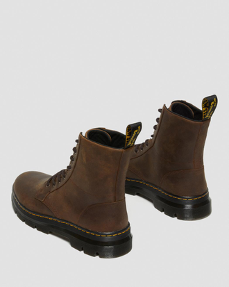 Dr. Martens COMBS CRAZY HORSE LEATHER CASUAL BOOTS