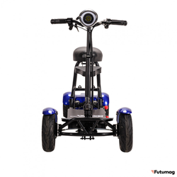 Трицикл GreenCamel Кольт 815 (36V 15,6Ah 2x400W) FAT Синий