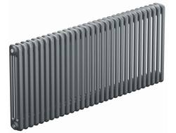 Стальной трубчатый радиатор Rifar Tubog 3057 30 секций Титан боковое подключение (серый RAL7012)