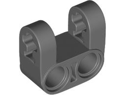 Technic, Axle and Pin Connector Perpendicular Double Split, Reinforced Sides, Dark Bluish Gray (69819 / 6349479)